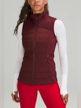 lululemon athletica Burgundy Quilted Vest